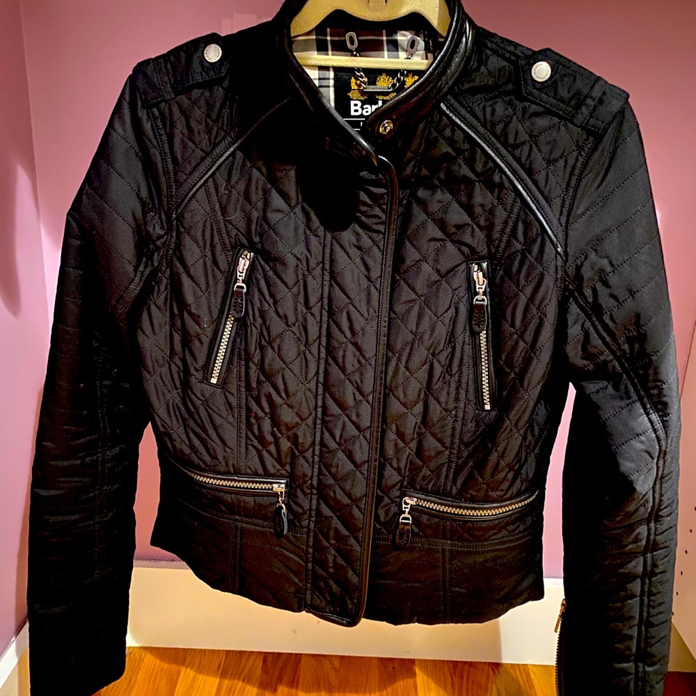 Barbour International Moto style jacket. Condition is great.